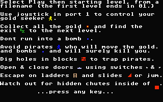 Gold Seeker atari screenshot